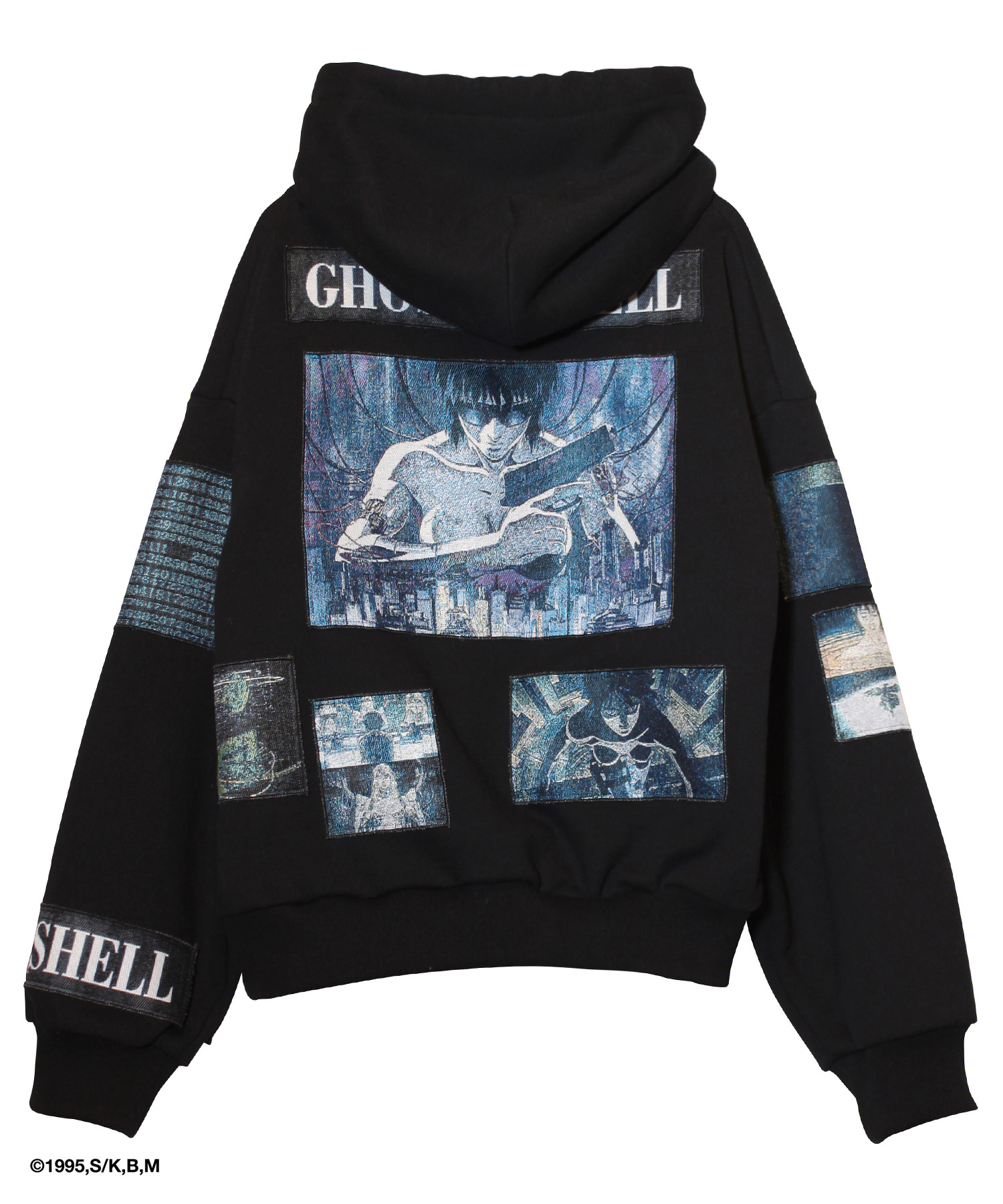 GITS SCENE PATCHWORK HOODIE