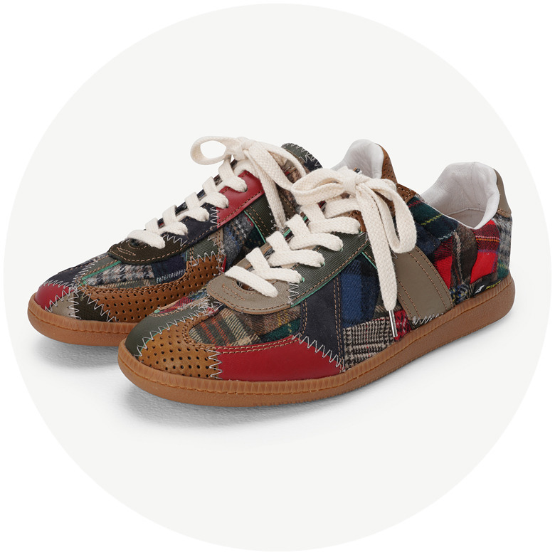 RECOUTURE X ANREALAGE PATCHWORK GERMAN TRAINER